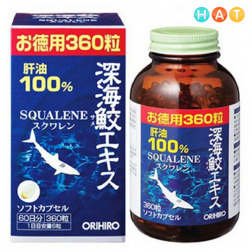 Viên Uống Sụn Vi Cá Squalene Orihiro 360 Viên Của Nhật