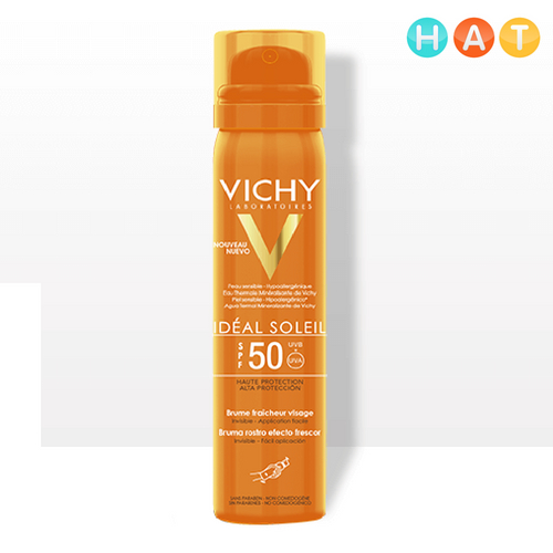 Xịt chống nắng Vichy giảm dầu không gây nhờn rít SPF 50+ 200ml