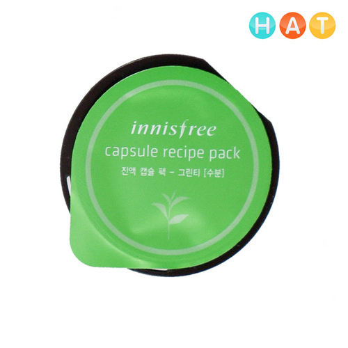 Mặt nạ Innisfree Capsule Recipe Pack Green Tea chiết xuất trà xanh
